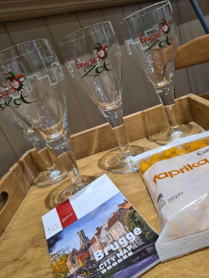 Beautiful Apartment Met Zicht Damse Vaart @Brugge Bagian luar foto